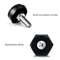 thumbnail image 3 of JWQI 4PCS Universal DIY License Plate Bolts, License Plate Bolts Decorative Kit with 3 Size of Screws, Car Truck Motorcycle License Plate Frames Bolts Fasteners,  For White Dog Paw Shape, Black, 3 of 7