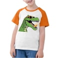 thumbnail image 4 of RXIRUCGD 2025 Vêtements d'Été pour Enfants Tout-Petits Garçons Filles Mode Mignon Col Rond Imprimé Manches Courtes Haut, 4 of 7