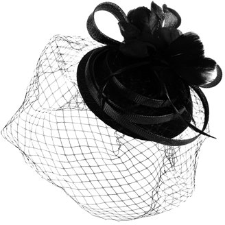 Kefley Mesh Veil Headband Black Birdcage Veil Headwear  display picture 3
