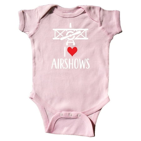 

Inktastic I Love Airshows Gift Baby Boy or Baby Girl Bodysuit