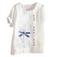 thumbnail image 1 of Camisas Para Mujer Tops Blusas Casual Algodón Y Lino Top Impreso Manga Corta Botón Túnica Camiseta Blusa Odeerbi ODB139526, 1 of 5