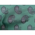 thumbnail image 4 of oneOone Cotton Poplin Fabric Paisley Block Decor Fabric Printed BTY 56 Inch Wide, 4 of 4