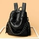 thumbnail image 5 of Mochilas de moda para mujer, mochila de cuero suave, bolso de viaje antirrobo de calidad de lujo, bolso escolar grande, 5 of 5