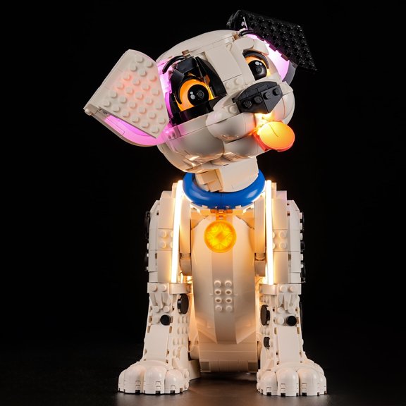 QC Ltbrcik Led Light Kit Lighting Set Compatible With The Lego 101 Dalmatians Puppy 43269 Building Blocks Without Lego Set