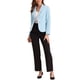 thumbnail image 2 of Blazer de trabajo para mujer INSPIRE CHIC con solapa, manga larga, traje blazer azul 3XL, 2 of 6