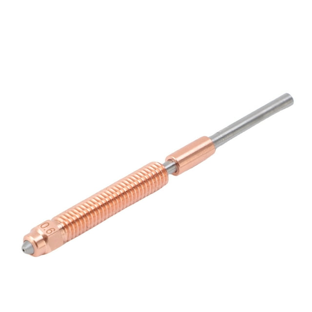 3D Printer Nozzle, Quick Swap Nozzle, Replacement for K2 Plus 3D Printer, All Metal Integrated M6x76mm Nozzle for Multiple Filaments