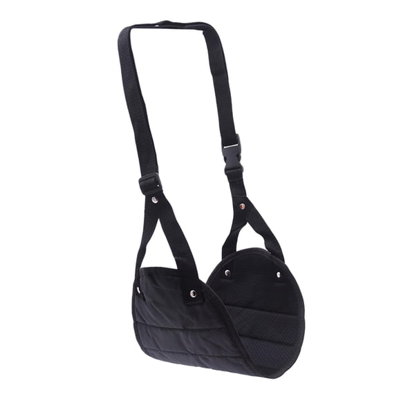 Wweixi Travel Foot Hammock Foot Rest Airplane Footrest for Flight material,It uses three Home Black