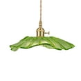 thumbnail image 1 of Milaget Flower Pendant Light Classic Hanging Lamp for Kitchen Restaurant Dining Room green, 1 of 8