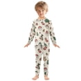 thumbnail image 7 of Boys Pajamas Girls Pajama Santa Claus and Christmas Hat Cute Comfortable Cotton Two-piece Pajama Set, 7 of 7
