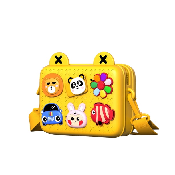 Bolsos De Hombro De Animales De Dibujos Animados Para Niños, Bolso De Mensajero Para Bebés, Bolso Escolar Impermeable Cateissary BA000747-03