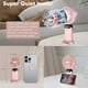 thumbnail image 4 of Handheld Fan, USB Rechargeable Portable Mini Fan, 5 Speed Small Pocket Fan with Base, 3000mAh Battery Foldable Desk Fan for Office, Outdoor, 4 of 4