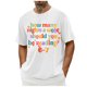 thumbnail image 1 of Ceisia Men's Gradient Printed Casual Elastic Sports Round Neck Activewear Top Gift, 1 of 4