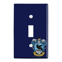 Harry Potter Ravenclaw Painted Crest Plastic Wall Decor Toggle Light Switch Plate Cover