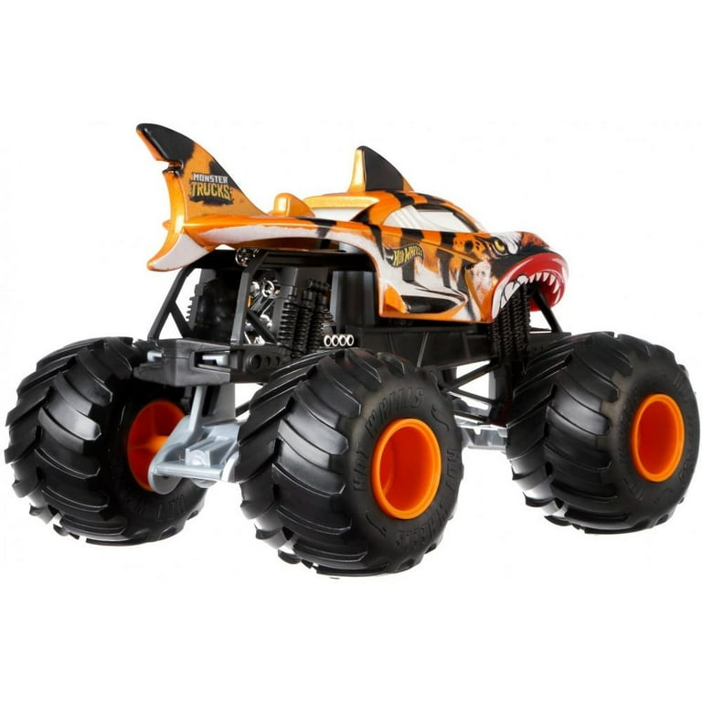 Hot Wheels Monster Trucks 1:24 Scale Tiger Shark Wreak