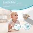 thumbnail image 5 of Protector de esquinas para bebés, paquete de 4 protectores de silicona para mesa, protectores de esquinas suaves y seguros para bebés, protectores de bordes para seguridad infantil., 5 of 5