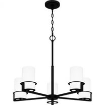 Quoizel Seymour 5-Light Matte Black Chandelier