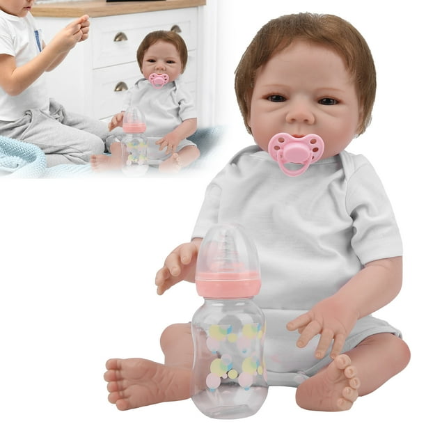 18 Lifelike Reborn Baby Boy Dolls Girls Dolls Silicone Full Body Eyes Open  Baby Reborn Dolls Anatomically Correct Real Baby Doll Washable