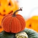 thumbnail image 4 of Calabazas de otoño Perfecl Adorno de Tela de punto, 4 of 7