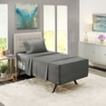 thumbnail image 3 of LammaLoe Extra Deep Pocket Twin Xl Sheets Set, 3 Piece, Fits 18"-24" Mattress, Breathable & Extra Soft Bed Sheets, Charcoal Stone Gray, 3 of 9