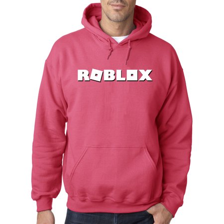 Trendy Usa 923 Adult Hoodie Roblox Logo Game Accent Sweatshirt Xl Heliconia -
