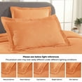 thumbnail image 4 of Superior Geometric Fret Cotton Bedspread and Sham Set, 3-Piece Decorative Breathable Bedspreads, Full, Salmon, 4 of 9