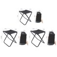 thumbnail image 3 of CSChome Portable Folding Stool Folding Camping Stool High Stability Strong Load-bearing Waterproof Compact Size Collapsible Chair Supplies, 3 of 7