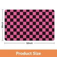 thumbnail image 5 of Luxury Soft, Absorbent Long Bath Mat: Checkered Non-Slip Bathroom Runner Rug. Easy to Clean Microfiber Floor Mats for Bathtub Showers, 20x32in, 5 of 5
