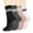 4pairs-mixed3, variant on 4 Pairs Pilates Grip Socks for Women Yoga Socks with Grips Hospital Socks Grippy Socks Dance Socks