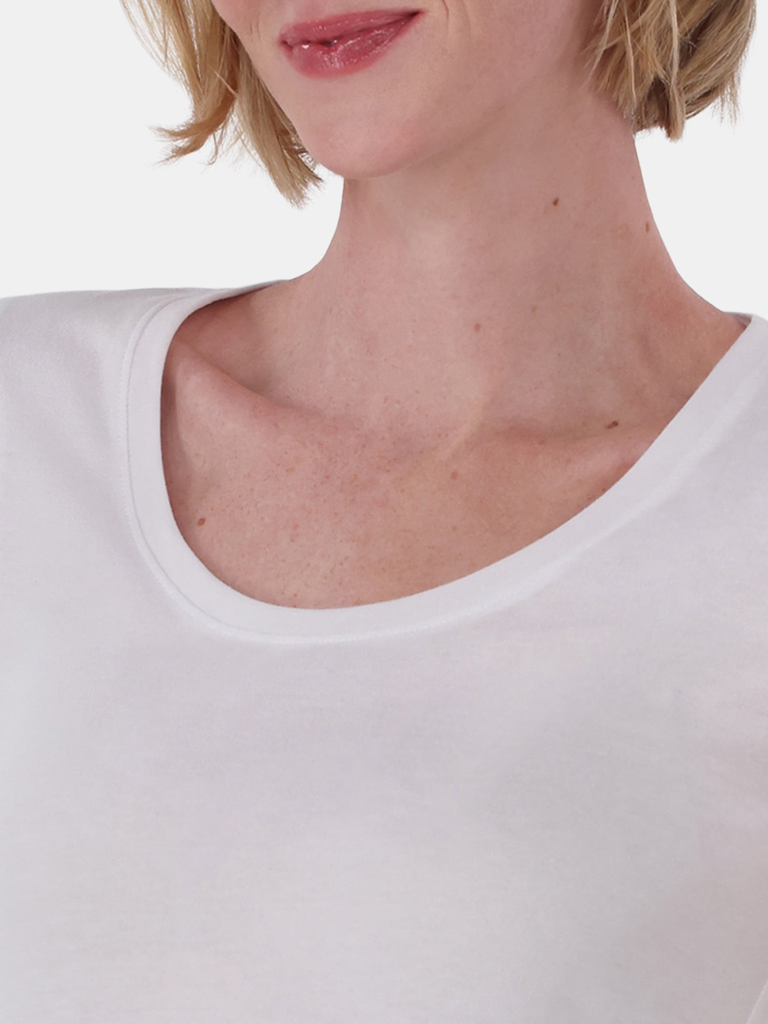 No Boundaries Short Sleeve Scoop Neck Tee, Women's XXS-XXXL