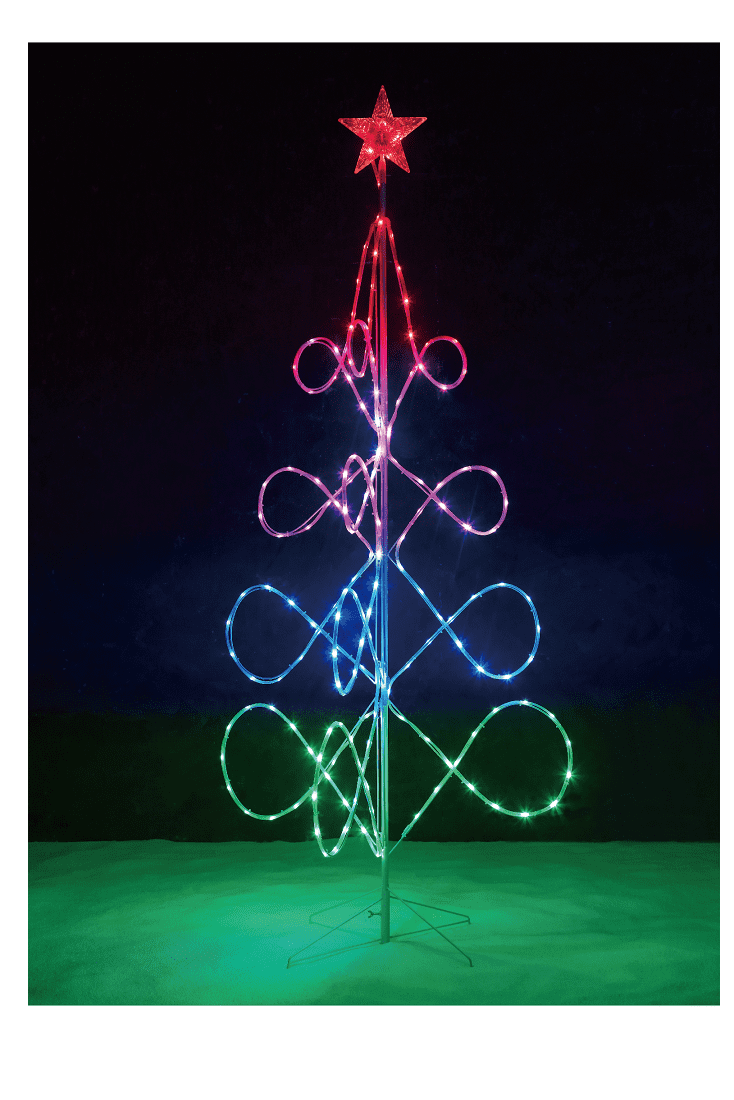 Holiday Time 7ft Multi Infinty Tree