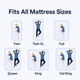 thumbnail image 3 of Nectar Soft Mattress Topper - Twin XL - Gel Memory Foam Mattress Topper - Breathable & Comfortable - Support & Pressure-Relief - CertiPUR-US Certified, 3 of 6