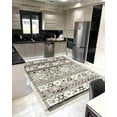 thumbnail image 3 of Tribal Abstract Modern Rug Contemporary Color Vibrant Carpet For Living Room Bedroom Design 5516 (5x8 (5'2"x7'5"),Grey), 3 of 5