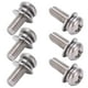 thumbnail image 3 of Cabeza redonda de tornillo, 100 piezas Tornillos autorroscantes de cabeza cruzada Tornillos Tuercas Resultados impresionantes, 3 of 8