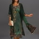 thumbnail image 1 of ICHUANYI Clearance Women Casual Loose Printed Tank Dress Round Neck Sleeveless Suit Dresses(Green, M) ICHUANYI WER2023081402298, 1 of 9