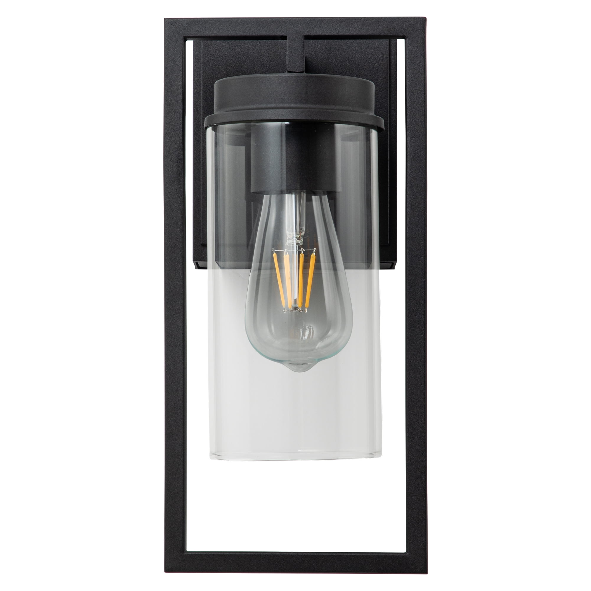 Modern Outdoor Lights with GFCI Outlet