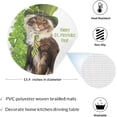 thumbnail image 2 of GZHJMY St. Patrick's Day Placemats Round PVC Woven Place Mats Indoor Washable for Kitchen Dining Tables 15 inch Heat Resistant Round Table Mats, 2 of 7