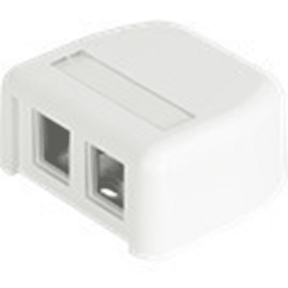 Ortronics 404HDJ2-88 Mounting Box for High Density Jack, Module, White