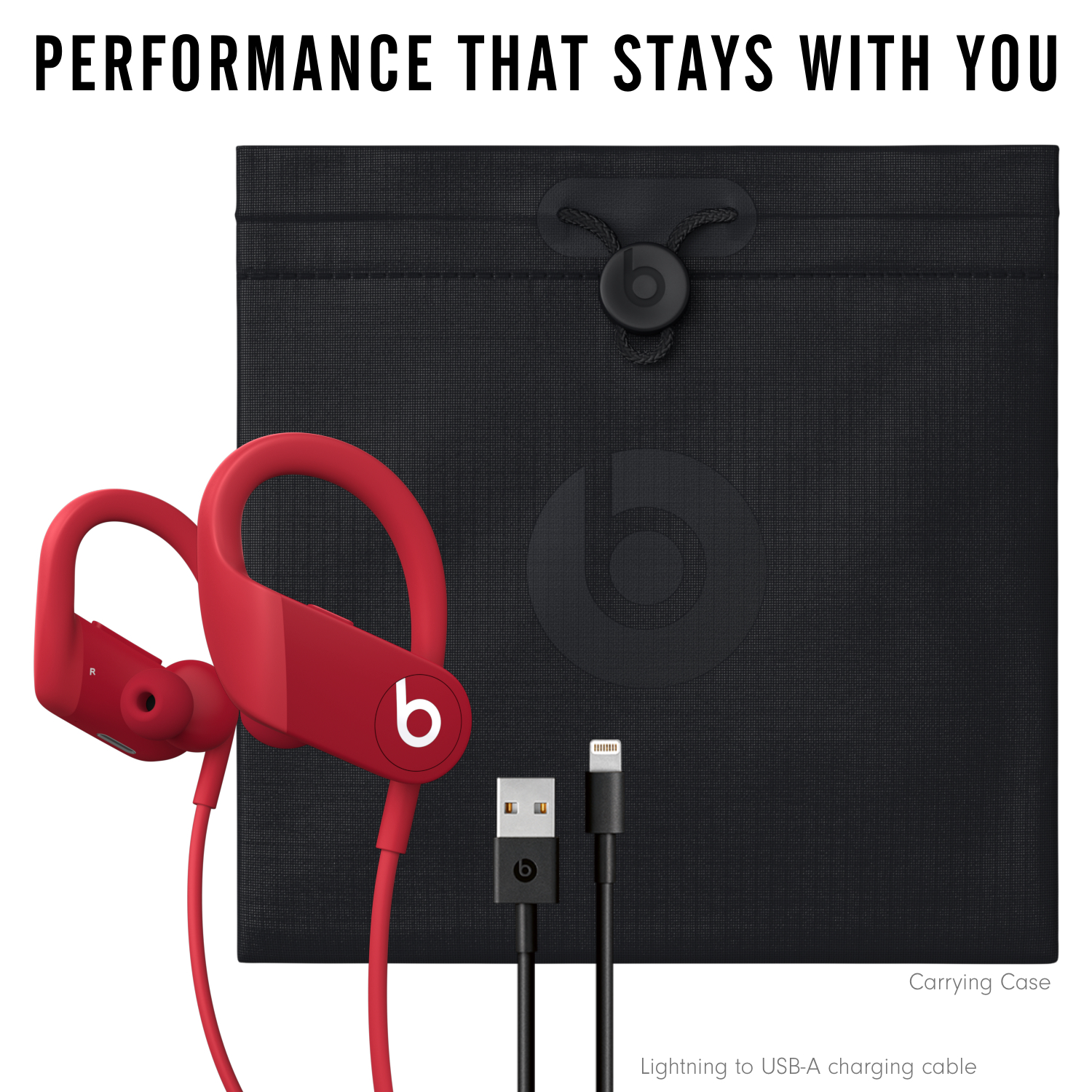 Powerbeats High-Performance Wireless Earphones with Apple H1 Headphone Chip - Red - image 11 of 11