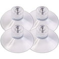 thumbnail image 1 of 4 x ventosas Ø 30 mm con rosca M4x10mm incl. Tuercas moleteadas transparentes Made in Germany, 1 of 5