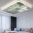 thumbnail image 2 of Sage Green Grey Magnetic Fluorescent Light Covers for Ceiling Lights 2x4Ft, Modern Oil Painted Abstract Art Office Classroom Kitchen Drop Ceiling Light Covers Lighting Filters Shade Panel 1Pack, 2 of 9