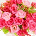 thumbnail image 4 of unbranded De Cesta Con Flores Artificiales Rosas Simuladas Para Escritorio Y Con, 4 of 6
