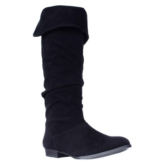 Womens SC35 Tiriza Slouch Knee High Boots, Black