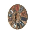 thumbnail image 5 of Wood European Old Time Classic Retro Wall Clock Fashion Decoration Living Room Wall Decor Saat Home Watch Wall Gift, 5 of 8