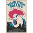 thumbnail image 2 of Frederic Marvin 11x14 Black Ornate Wood Framed Double Matted Museum Art Print Titled: Manhattan Follies, a Delightfully Different Revue (1979), 2 of 5