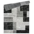 thumbnail image 2 of L'Baiet Verena Geometric Area Rug Black Grey 5' x 7' Medium Area Rugs Carpet for Living Room, Bedroom, Dining Table, Office, Hallway, Foyer | Neutral Colorful Modern Abstract Home Decor, 2 of 8
