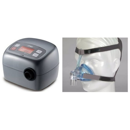 Bundle Deal: XT Fit Travel CPAP Machine with Ascend Nasal CPAP Mask System by Apex Medical and Sleepnet (No