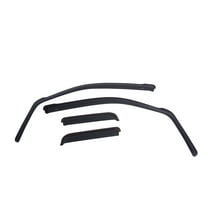 Egr 99-13 F250/F350/F450/F550 Super Duty Crew Cab 4-Piece In Channel Slimline Windowvisors, Dark Smoke