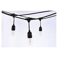 thumbnail image 3 of Living District Terra Plastic 15-Light Outdoor Led String Light in Black, 3 of 4