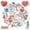 1A-35pcs, variant on 35pcs Cartoon Nurse Stickers Equipment Stickers Doctor Decals for Suitcases Laptops Notebooks