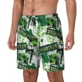 thumbnail image 2 of Daiia Football 7 Mens Swim Trunks Swim Shorts Quick Dry Swim Shorts with Mesh Lining Pockets-Medium, 2 of 9
